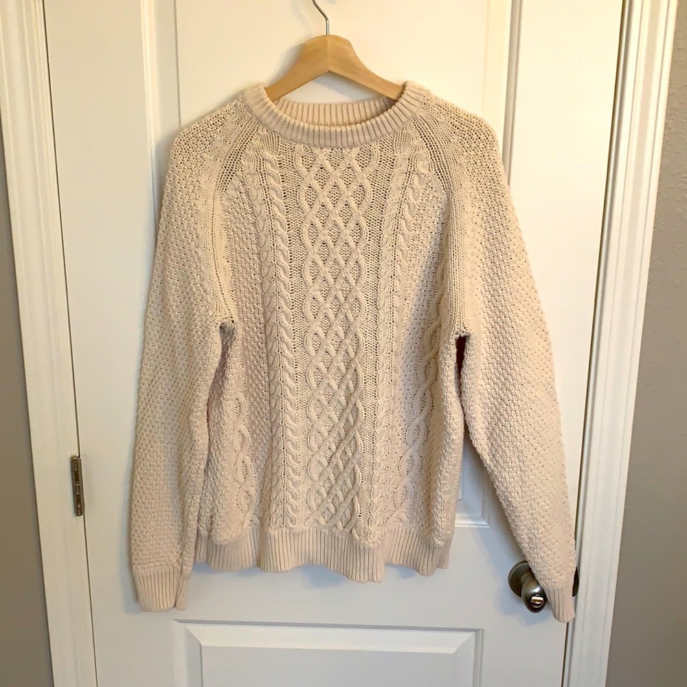 Jcrew men’s extra large fisherman sweater